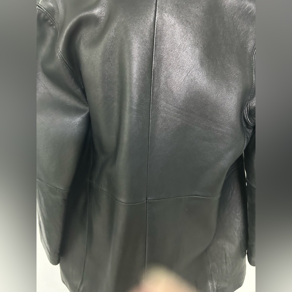 JLO New York Black Outerwear Leather Jacket - Picture 4 of 6